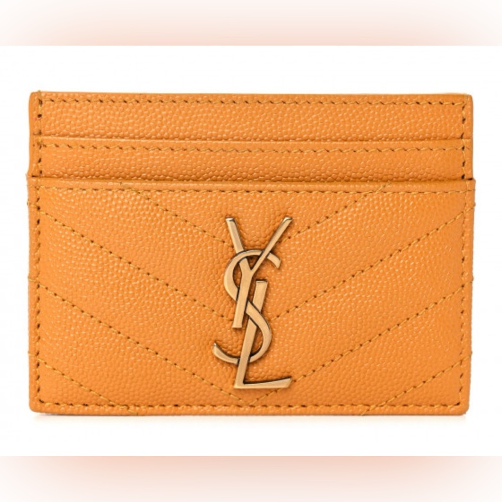 YSL CASSANDRE MATELASSÉ CARD CASE
